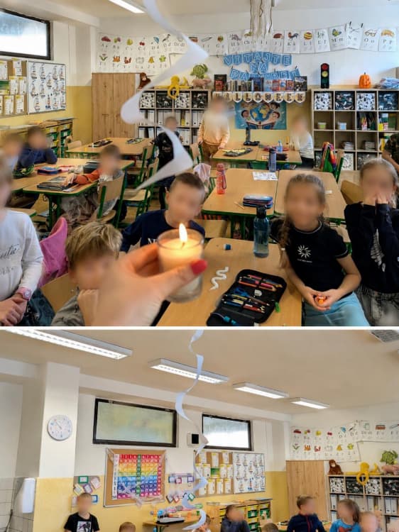 Učenie cez experiment – deti pozorujú pohyb vzduchu