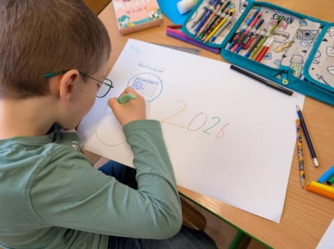 Nástenka vízií – deti vyjadrujú svoje plány